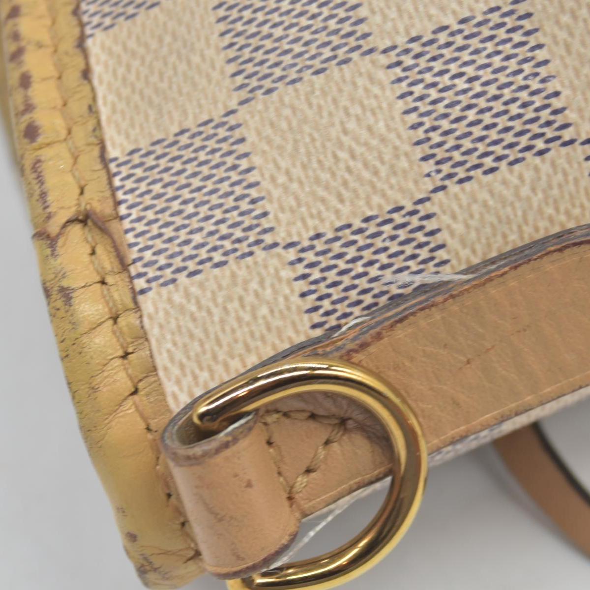Louis Vuitton Damier Azur Braided Neverfull MM Tote