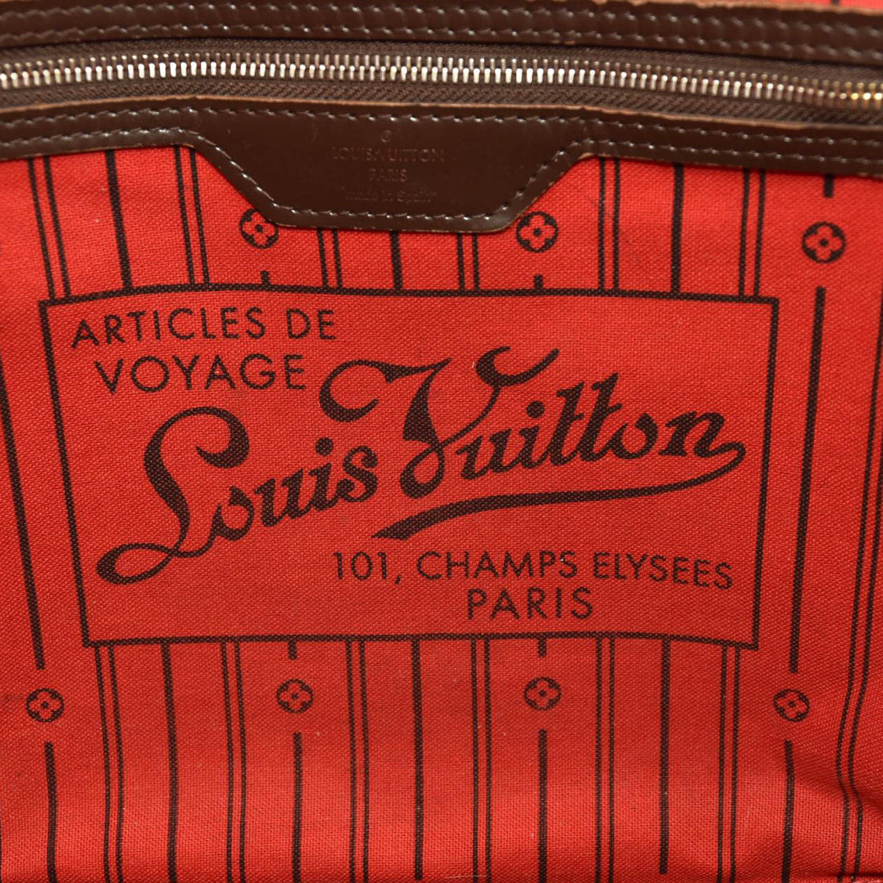 CA2160 LOUIS VUITTON Damier Ebene Neo Neverfull MM