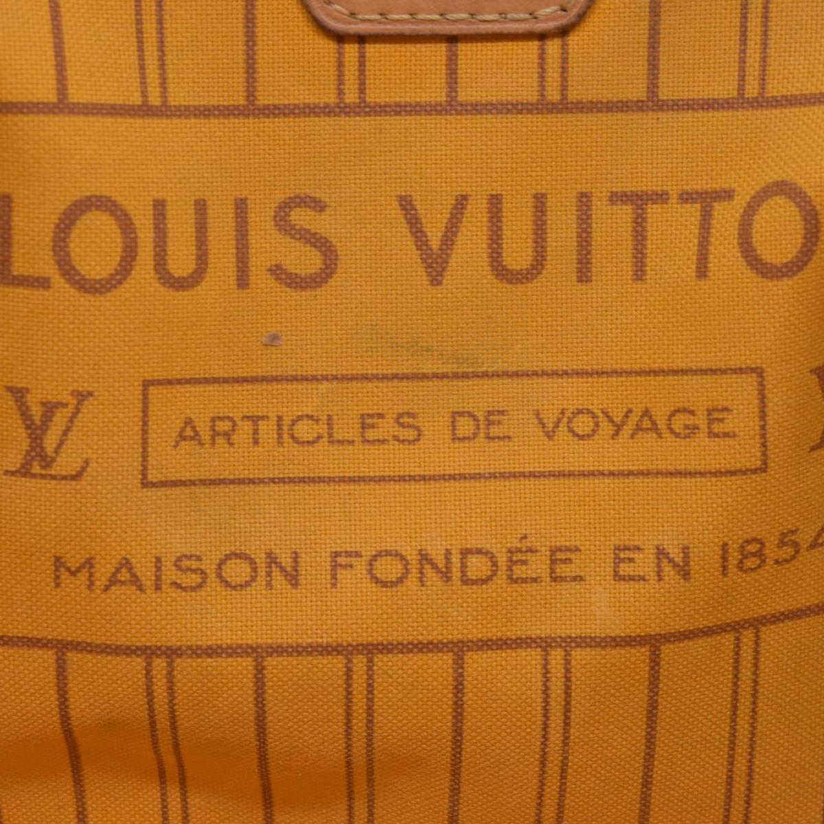 Louis Vuitton Damier Azur Braided Neverfull MM Tote