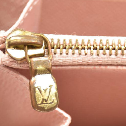 LOUIS VUITTON  Monogram Zippy Wallet Rose Ballerine CA0186