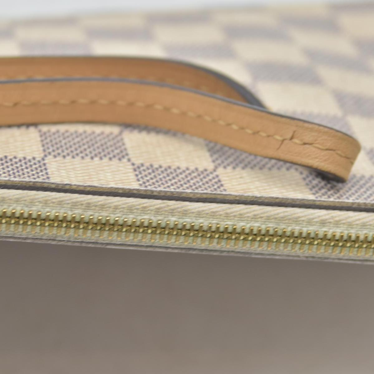 Louis Vuitton Damier Azur Braided Neverfull MM Tote Pochette