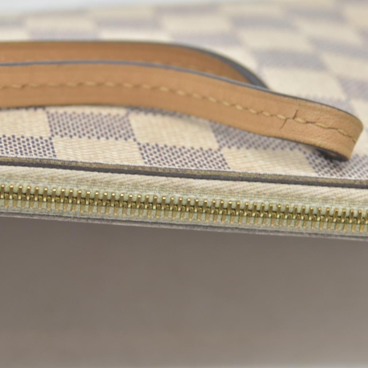 Louis Vuitton Damier Azur Braided Neverfull MM Tote Pochette