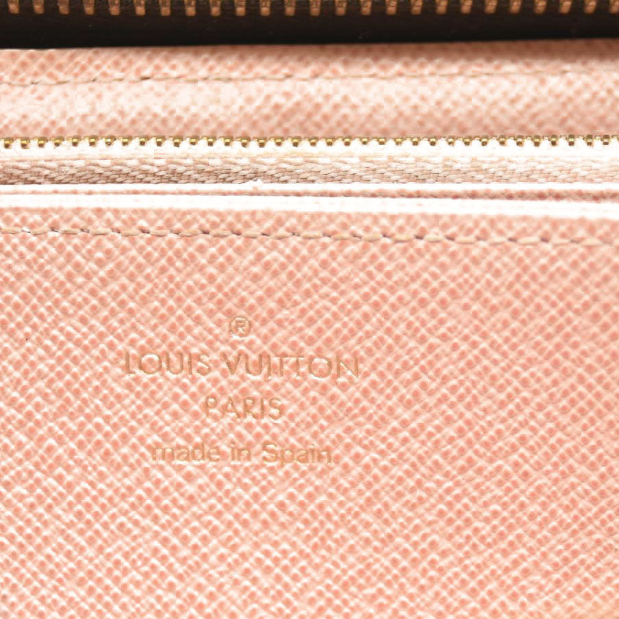 LOUIS VUITTON  Monogram Zippy Wallet Rose Ballerine CA0186