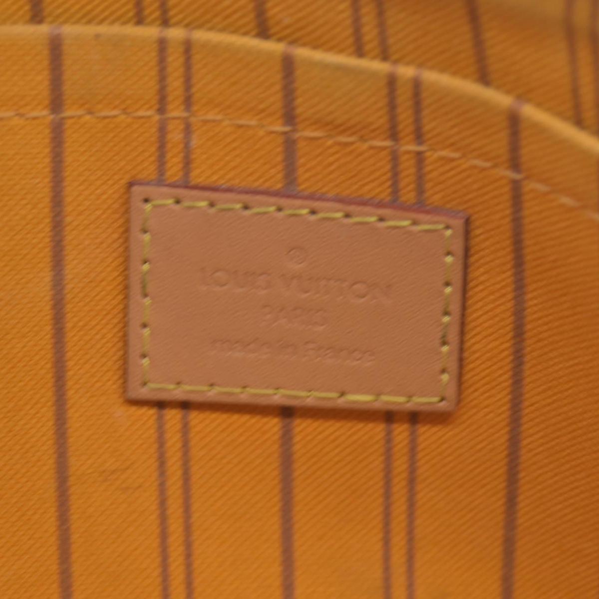 Louis Vuitton Damier Azur Braided Neverfull MM Tote Pochette