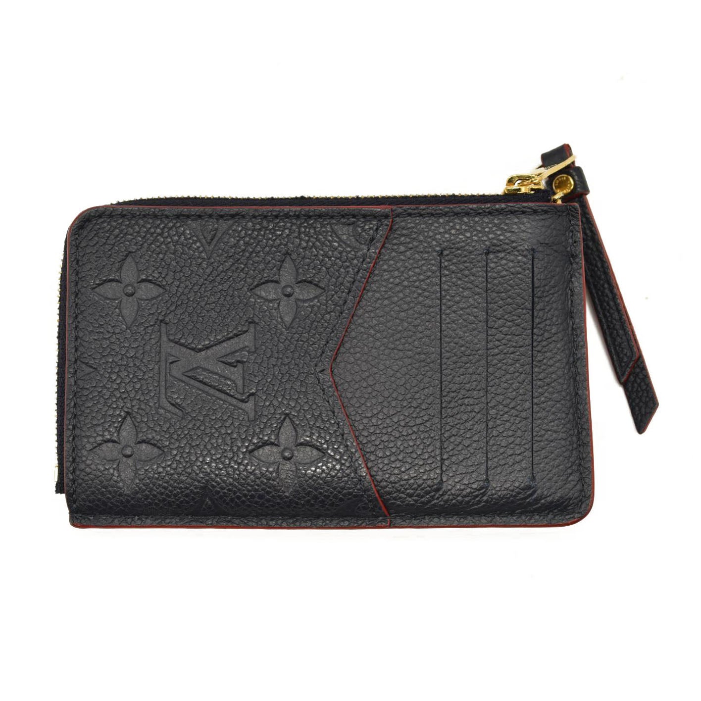 Louis Vuitton  Empreinte Recto Verso Card Holder Marine Rouge RFID