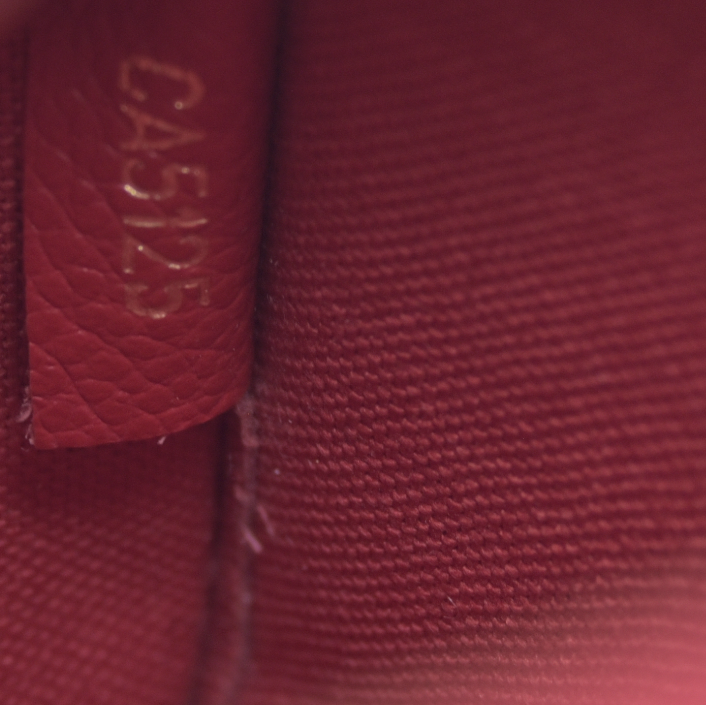 $1130 2015 Louis Vuitton Monogram Pallas Clutch Cherry CA5125
