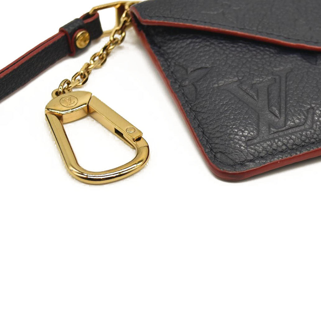 Louis Vuitton  Empreinte Recto Verso Card Holder Marine Rouge RFID