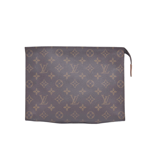 $760 1987 LOUIS VUITTON Monogram Toiletry Pouch 26 872AN