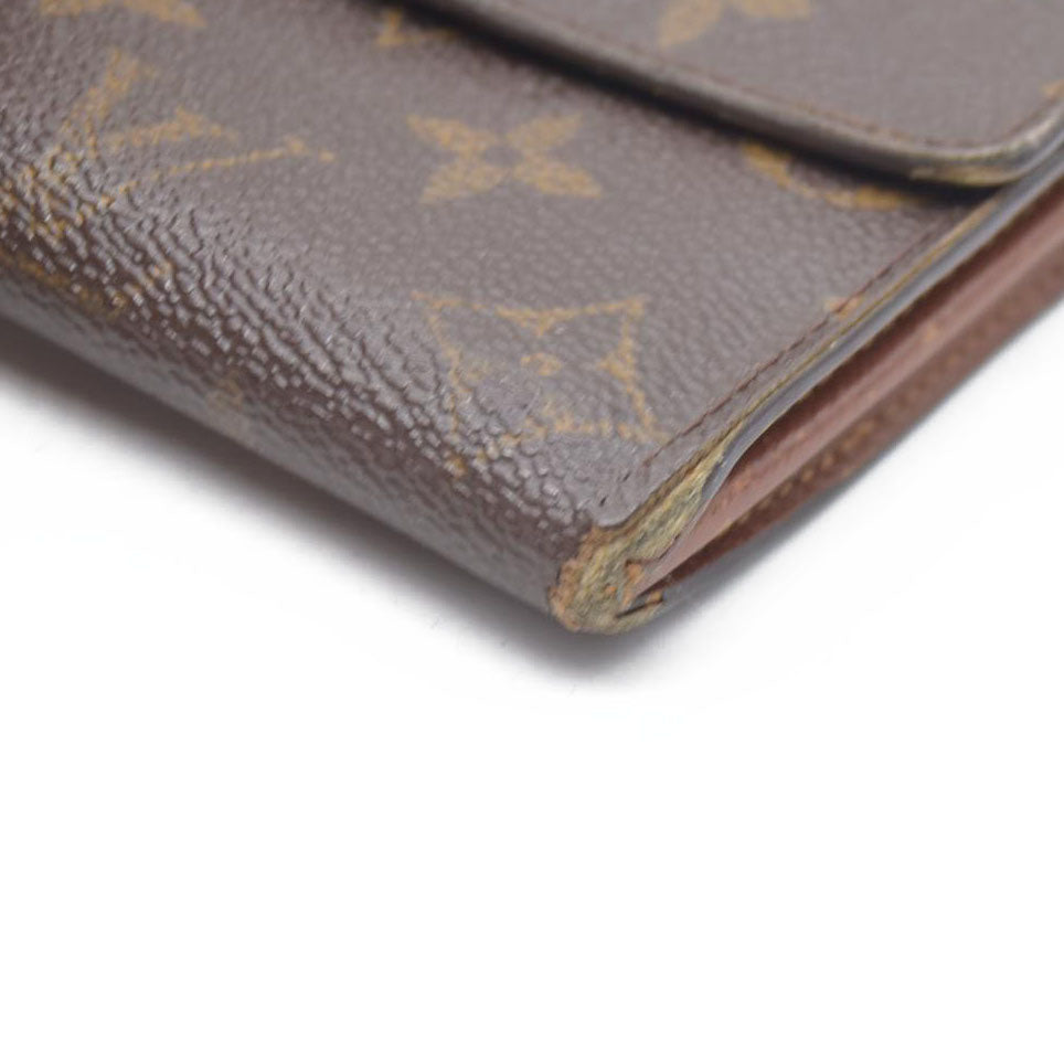 $770 2001 Louis Vuitton Monogram Sarah Long Wallet TH0011