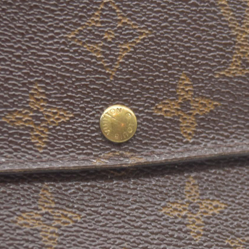 $770 2001 Louis Vuitton Monogram Sarah Long Wallet TH0011