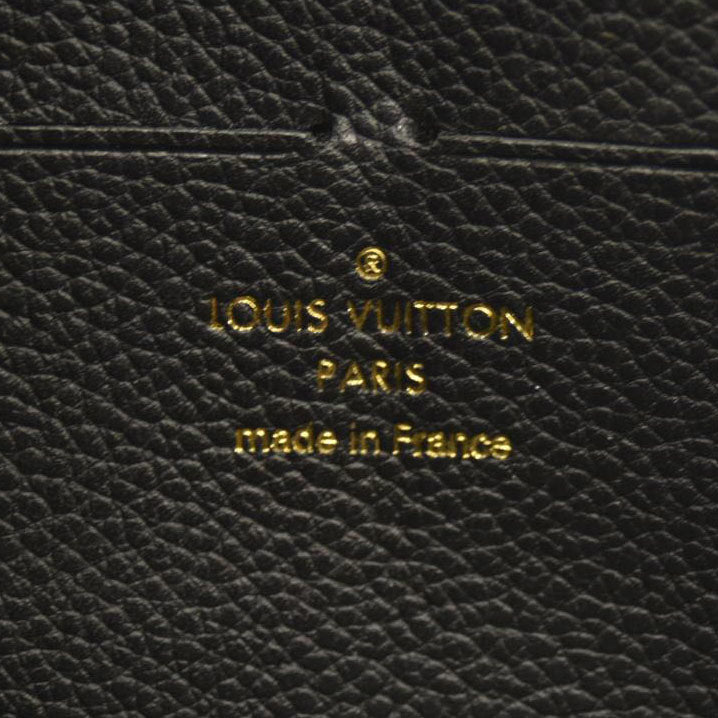 LOUIS VUITTON Empreinte Zippy Wallet Black TN4154