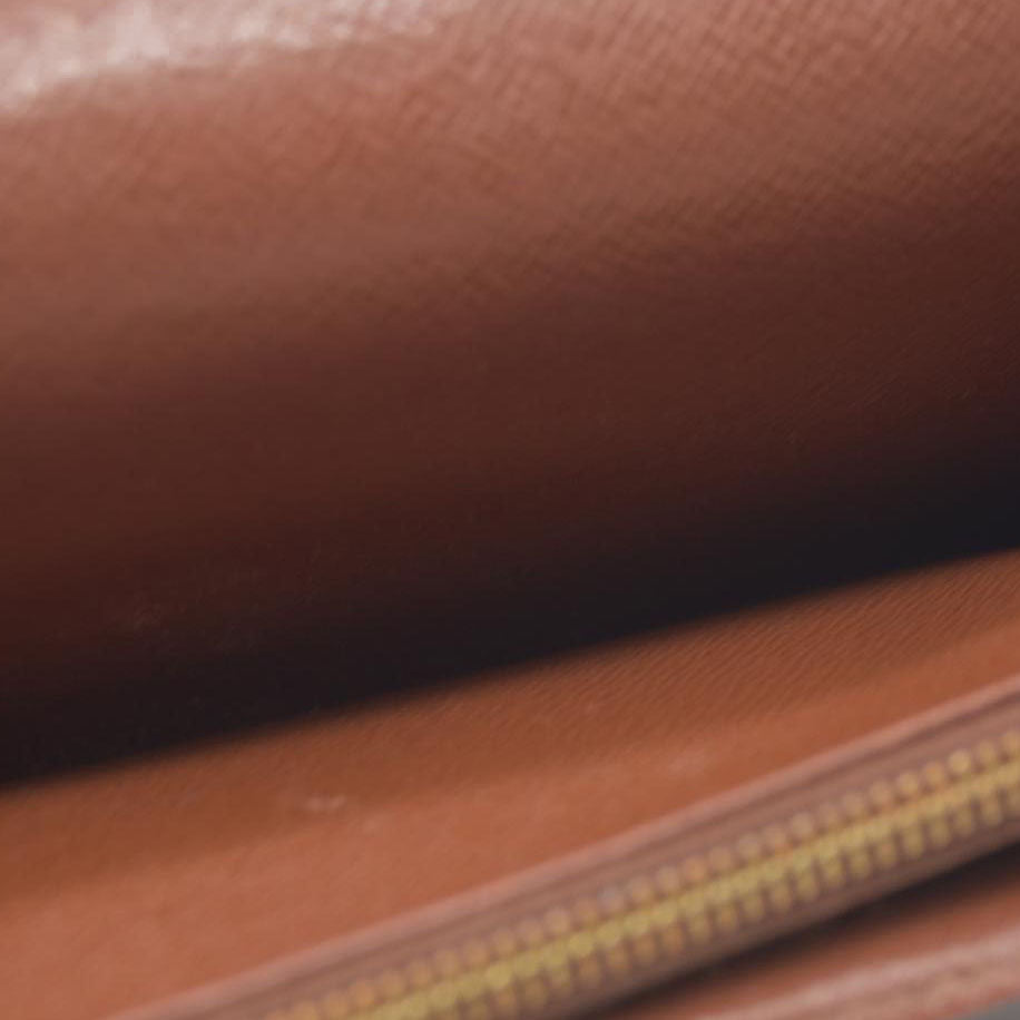 $770 2001 Louis Vuitton Monogram Sarah Long Wallet TH0011