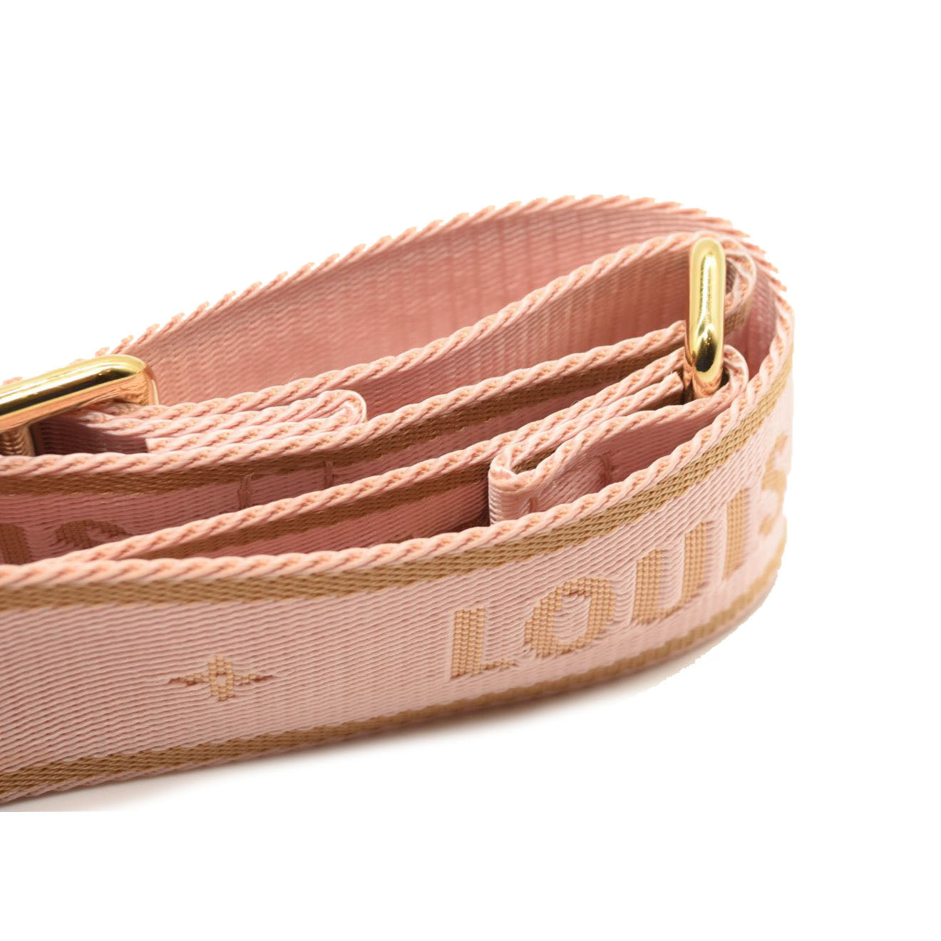 $935 LOUIS VUITTON Monogram Multi Pochette Accessories Shoulder Strap Rose Clair