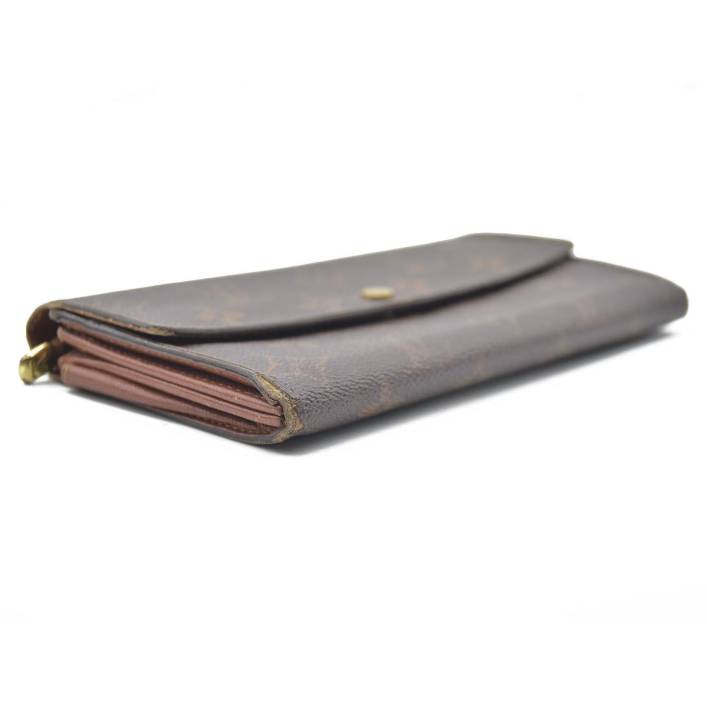 $770 2001 Louis Vuitton Monogram Sarah Long Wallet TH0011