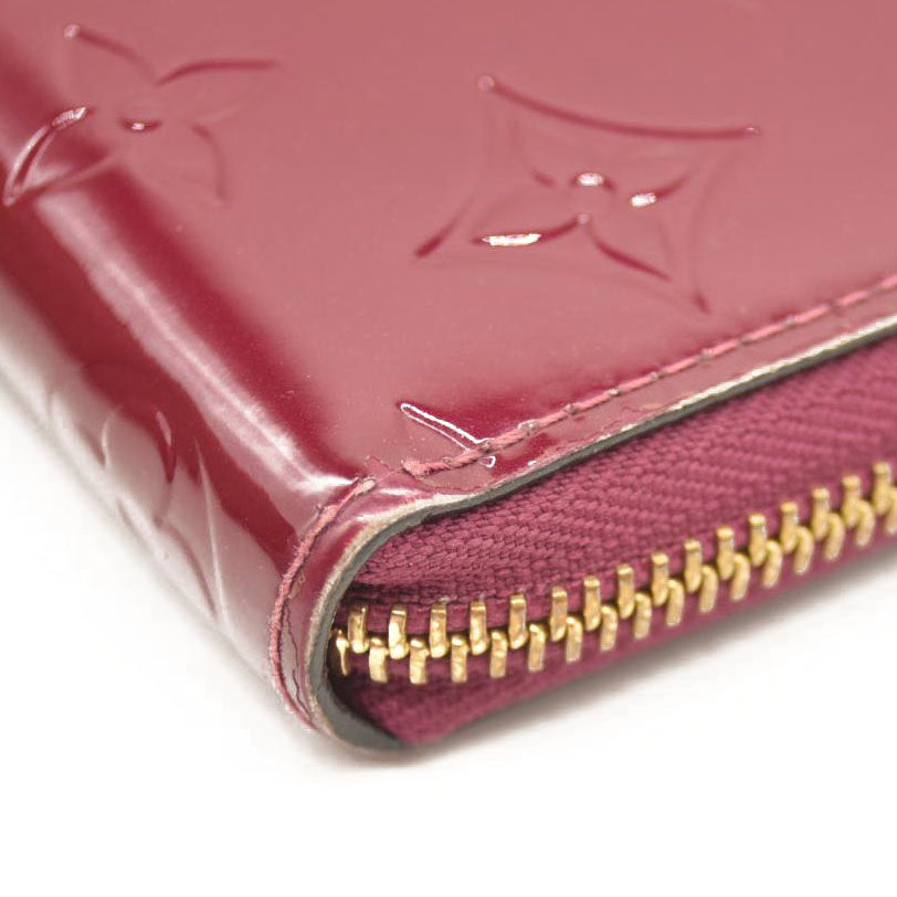 LOUIS VUITTON Vernis Clemence Wallet Magenta CA2176