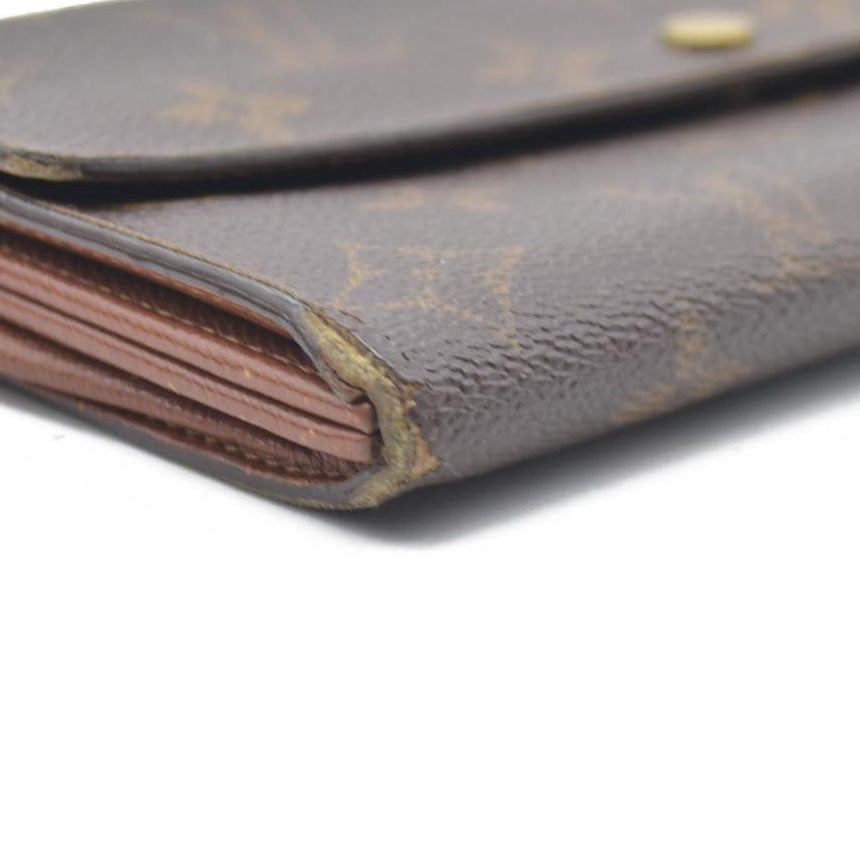 $770 2001 Louis Vuitton Monogram Sarah Long Wallet TH0011