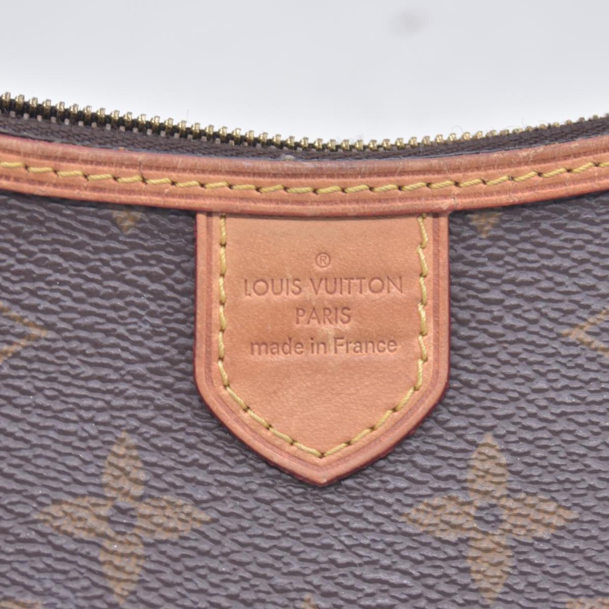 $1250 2010 Louis Vuitton Monogram Mini Pochette Delightful SA1130