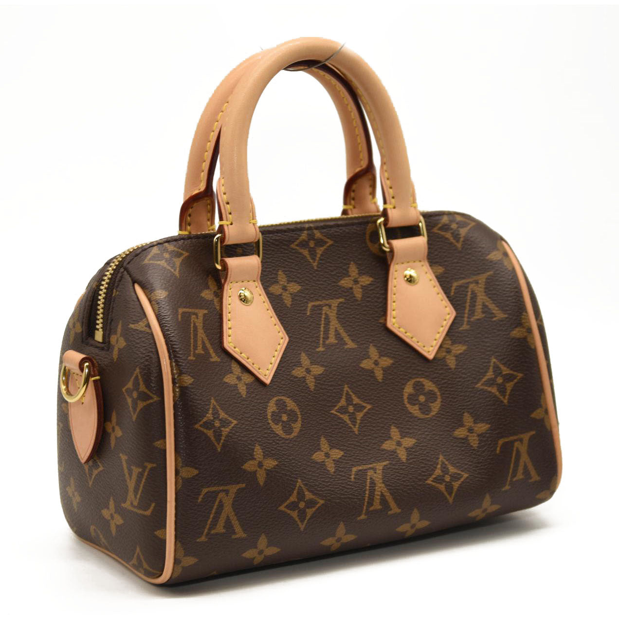 LOUIS VUITTON Monogram Speedy Bandouliere 20 Black