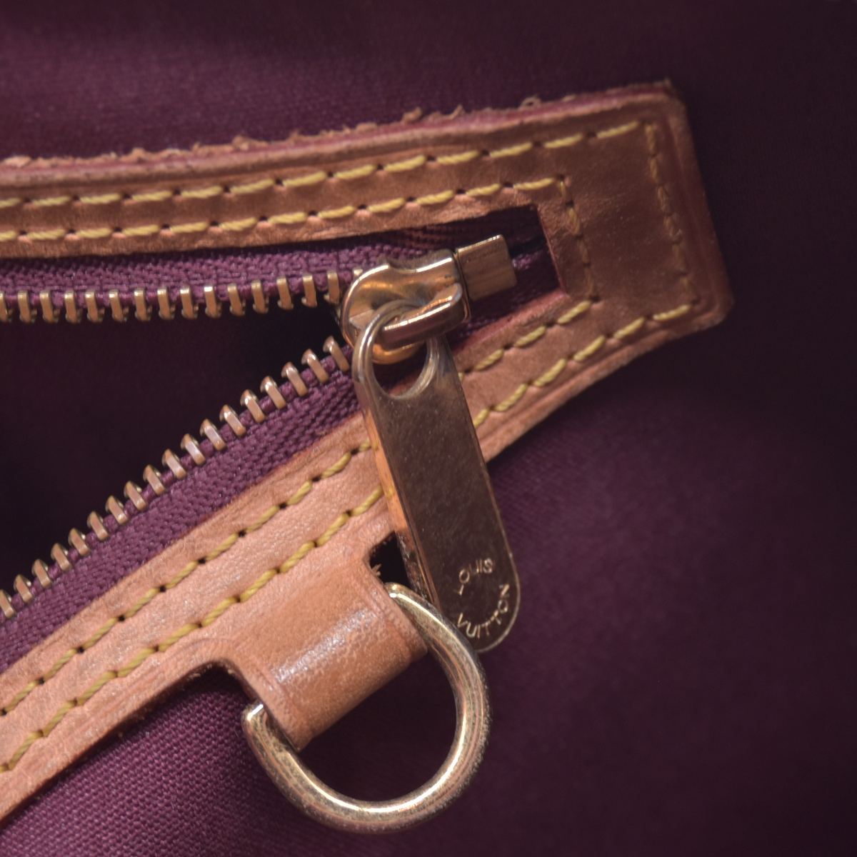 $2710 2011 Louis Vuitton  Vernis Brea PM Bronze VI2121