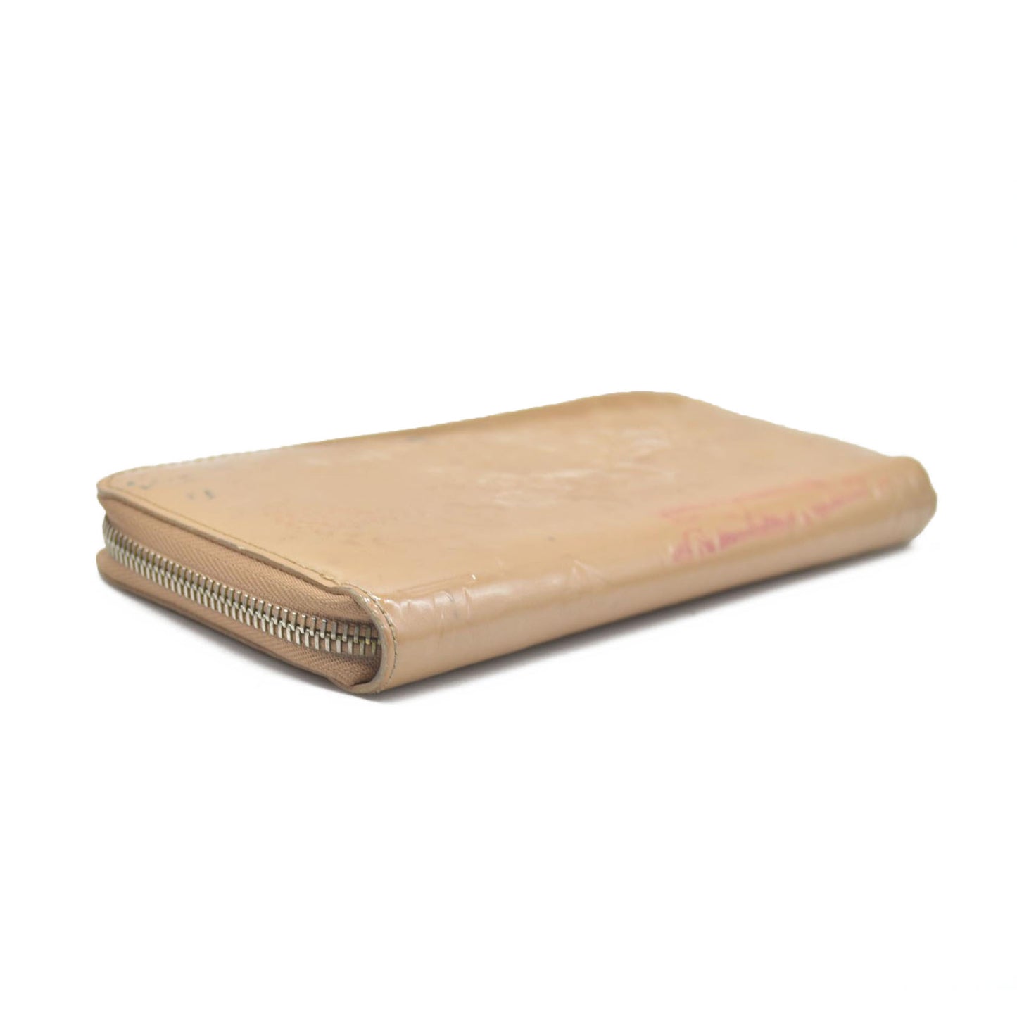 $840 Louis Vuitton Monogram Vernis Zippy Zip Around Long Wallet CA0036