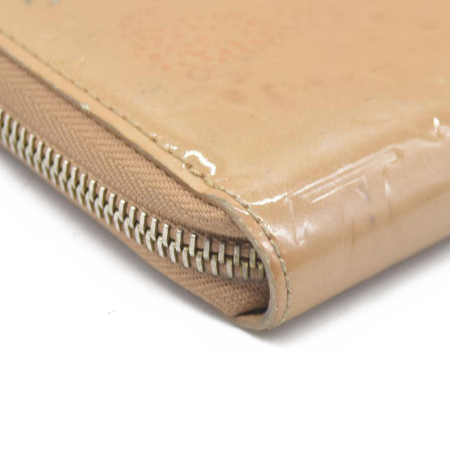 $840 Louis Vuitton Monogram Vernis Zippy Zip Around Long Wallet CA0036