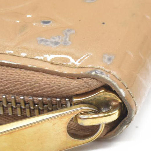 $840 Louis Vuitton Monogram Vernis Zippy Zip Around Long Wallet CA0036