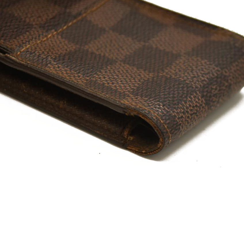 Louis Vuitton Damier Cigarette Tobacco Case Brown CT0090