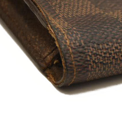 Louis Vuitton Damier Cigarette Tobacco Case Brown CT0090