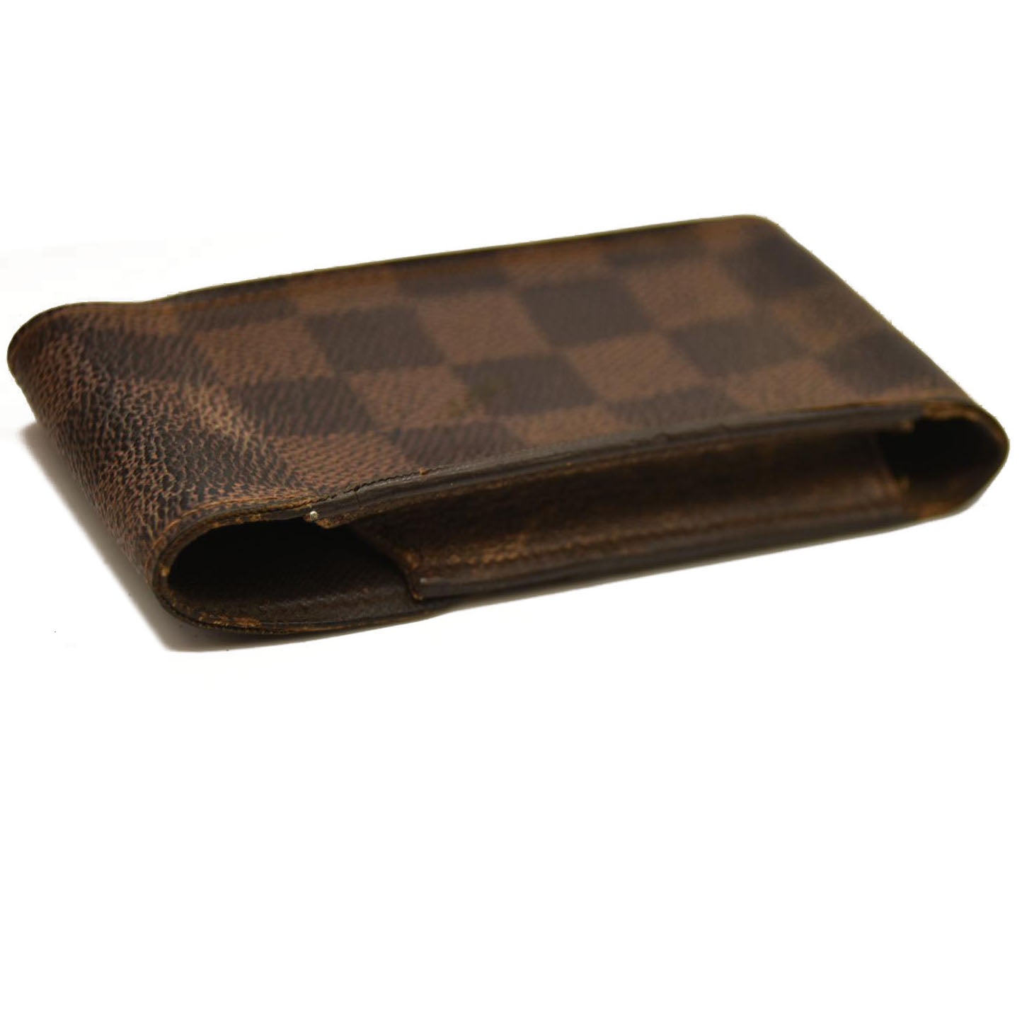 Louis Vuitton Damier Cigarette Tobacco Case Brown CT0090