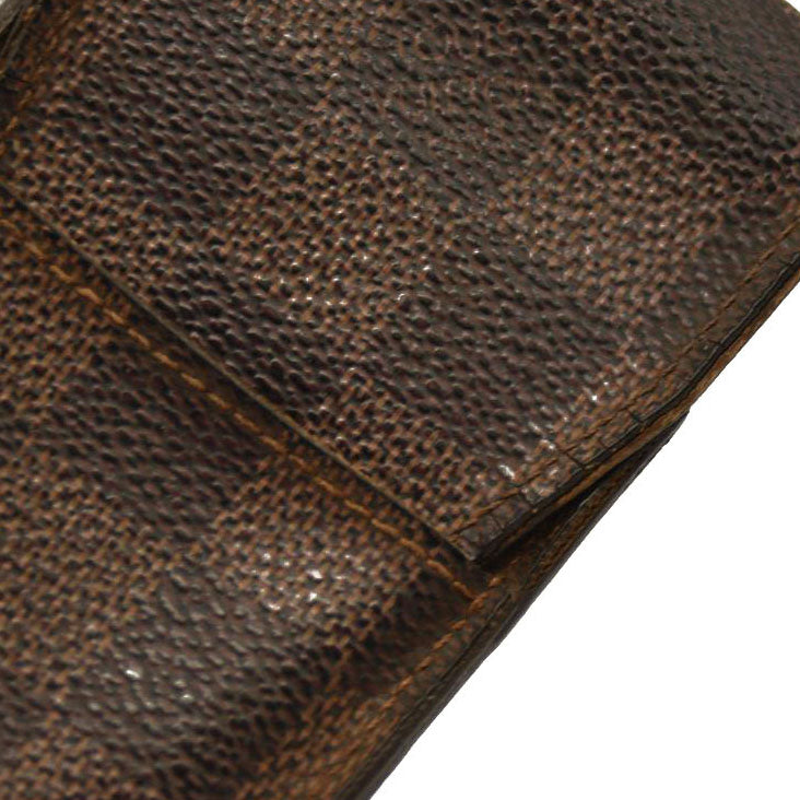 Louis Vuitton Damier Cigarette Tobacco Case Brown CT0090