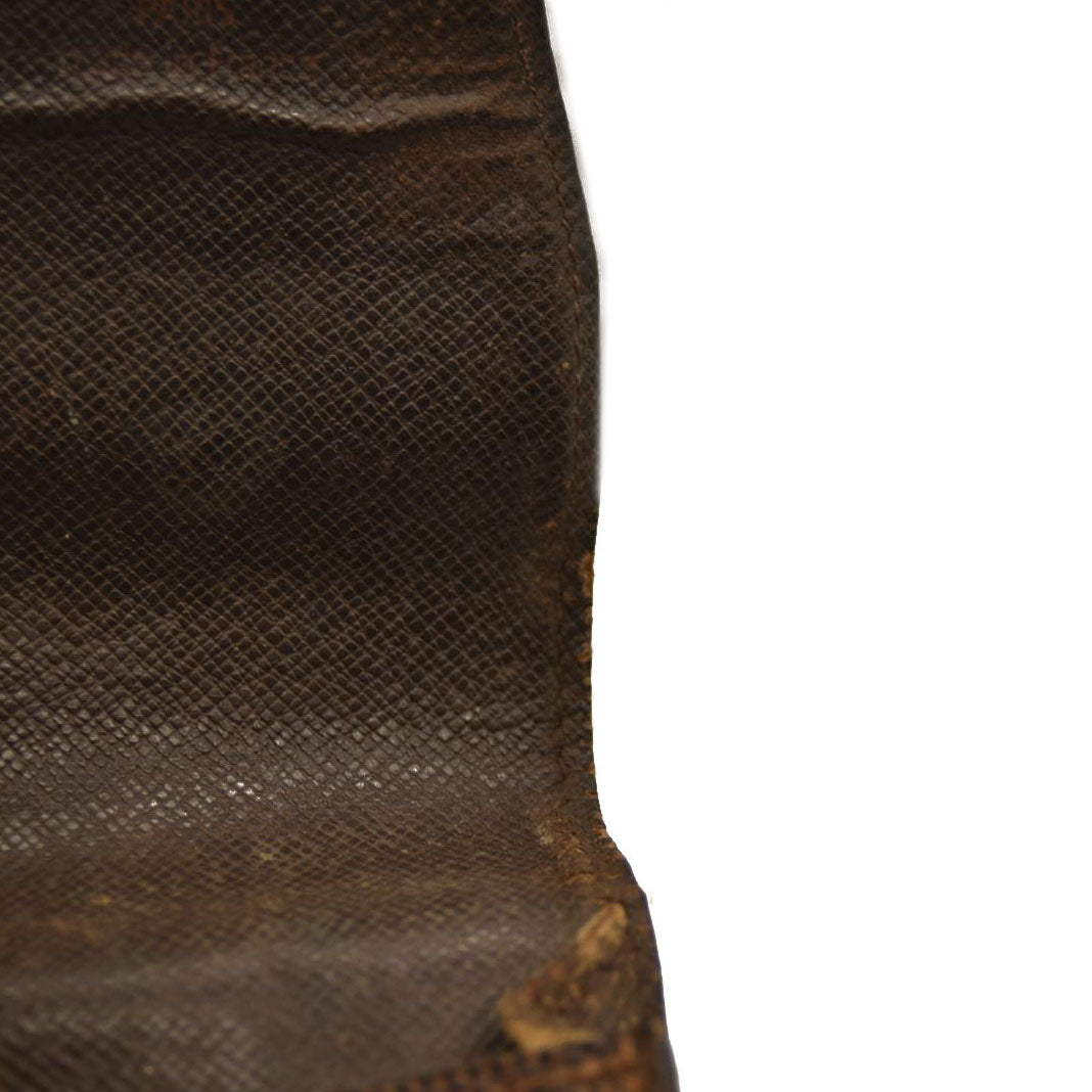 Louis Vuitton Damier Cigarette Tobacco Case Brown CT0090