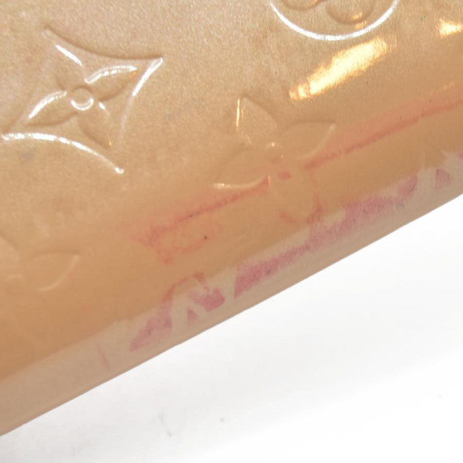 $840 Louis Vuitton Monogram Vernis Zippy Zip Around Long Wallet CA0036