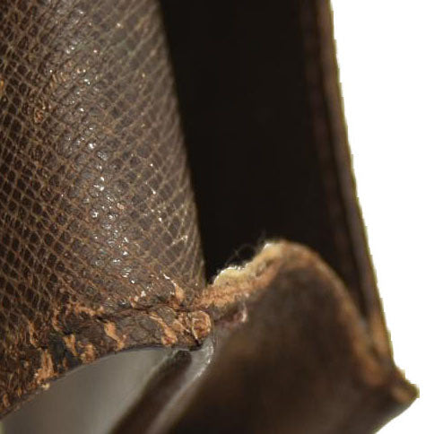 Louis Vuitton Damier Cigarette Tobacco Case Brown CT0090