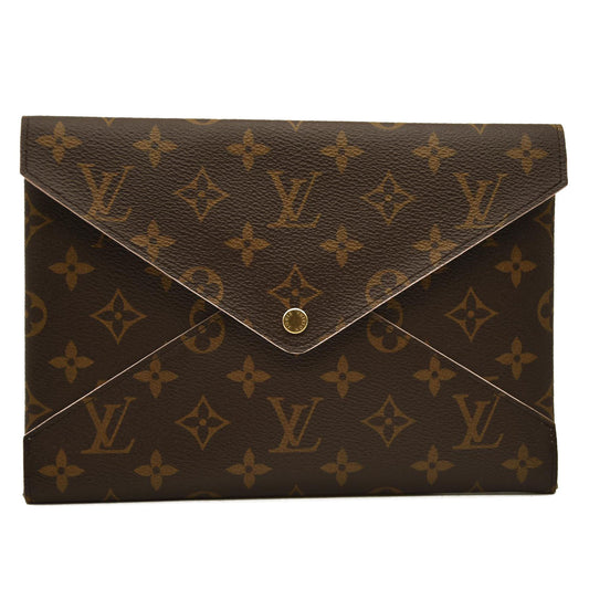 LOUIS VUITTON Monogram Large Kirigami Pochette Insert Rose Ballerine