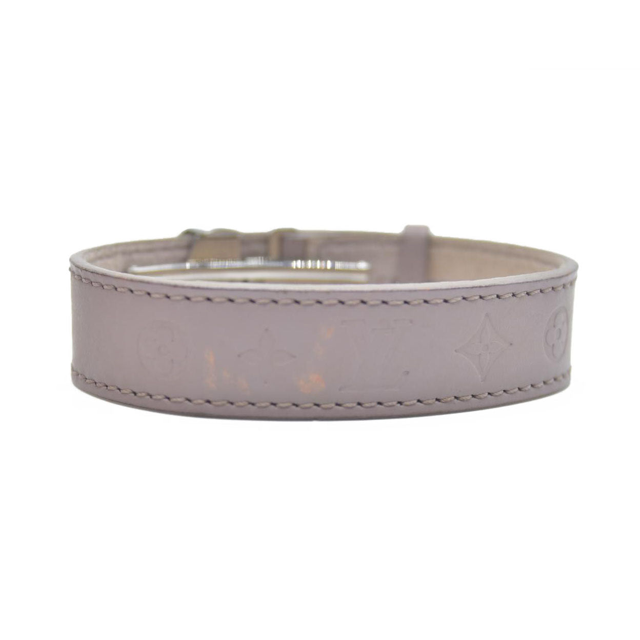 $475 Louis Vuitton Leather Epi Wish Wrap Bracelet SN0070