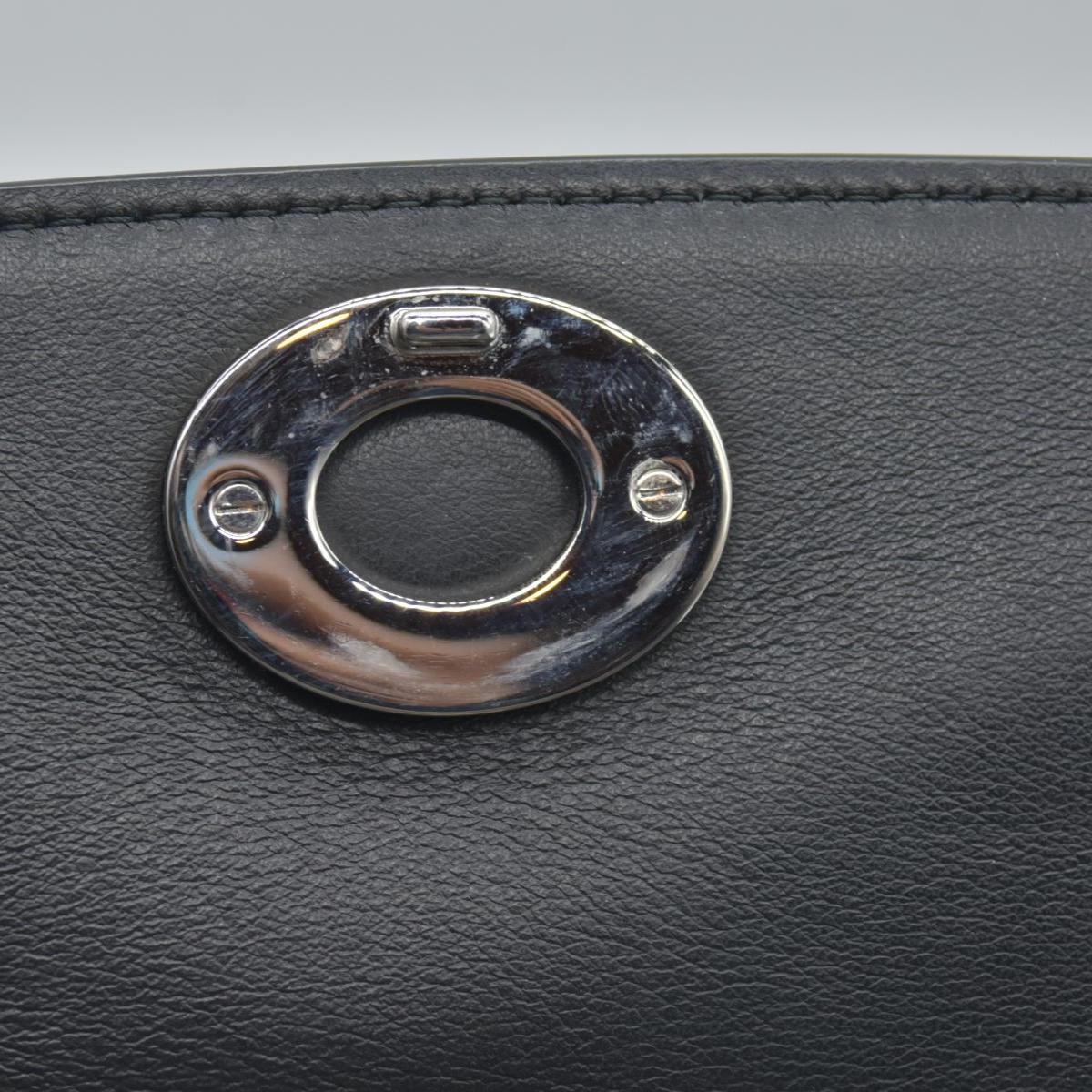$6100 Christian Dior Smooth Calfskin Small Bi-Color Be Dior Flap Black Pink CONSIGNMET