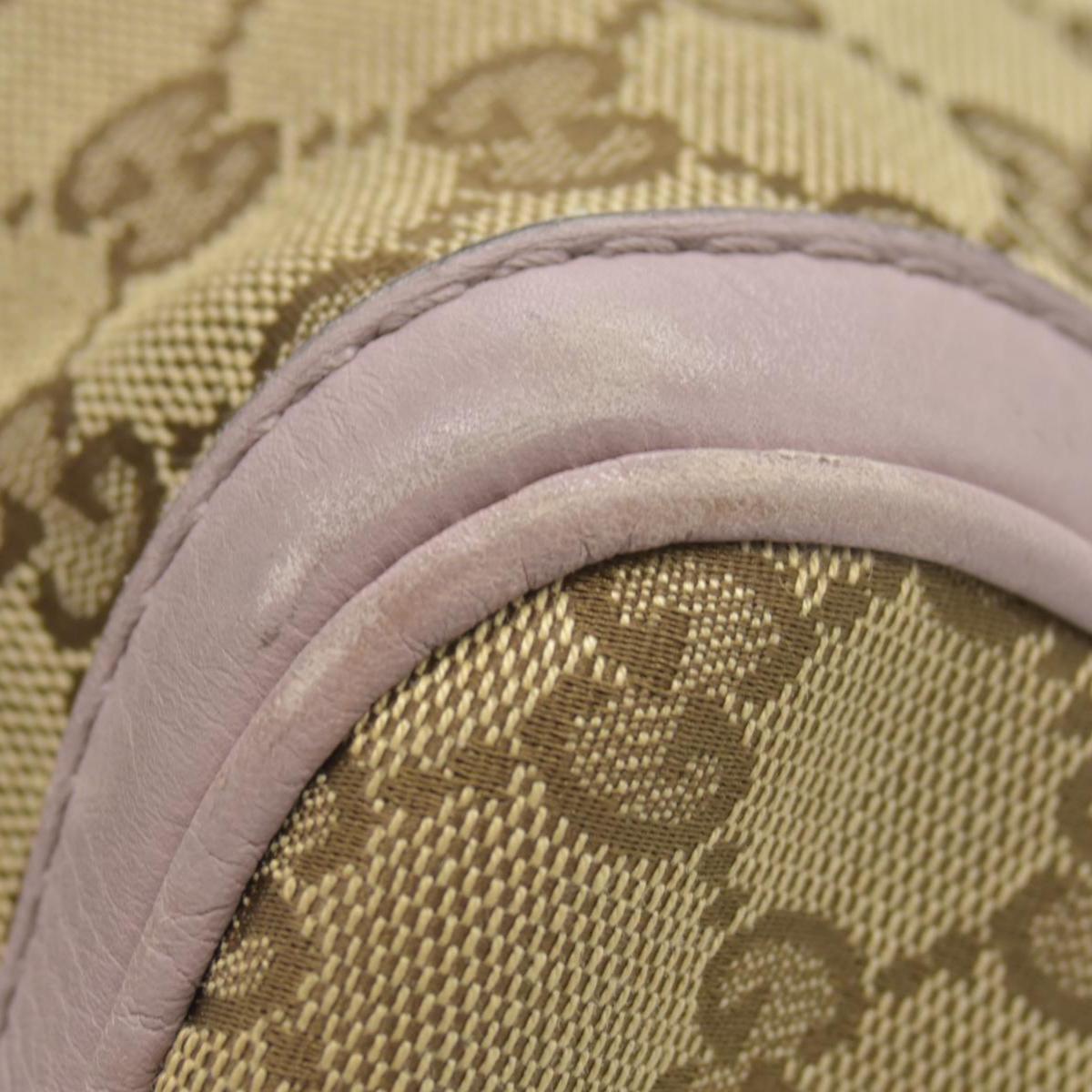 $1350 Gucci Monogram Vintage Web Medium Boston