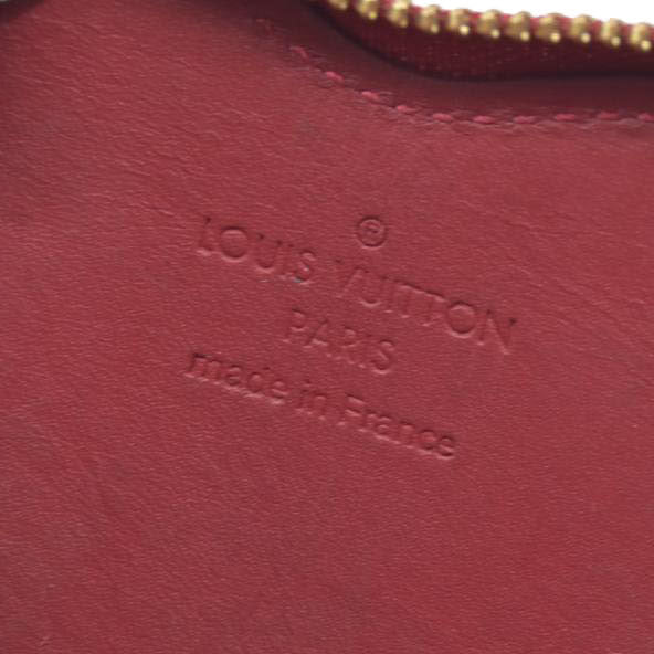 $490 Louis Vuitton  Vernis Rayures Coeur Heart Coin Purse TS4187