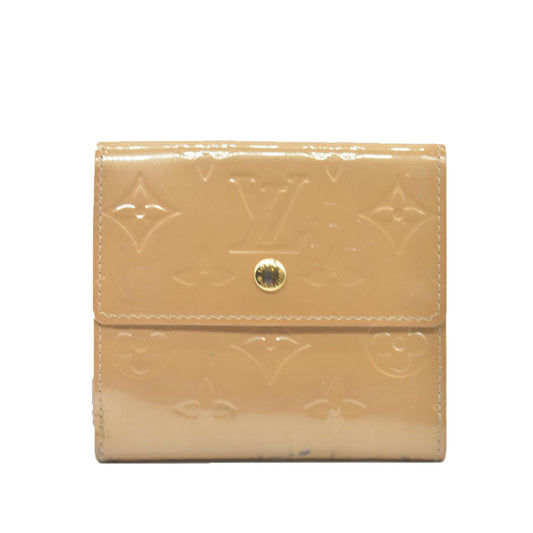 Louis Vuitton Monogram Vernis Porte Mannaie Billets Cartes Credit Wallet TH1016