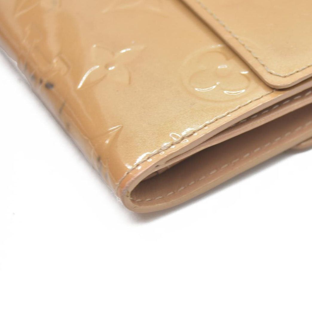Louis Vuitton Monogram Vernis Porte Mannaie Billets Cartes Credit Wallet TH1016