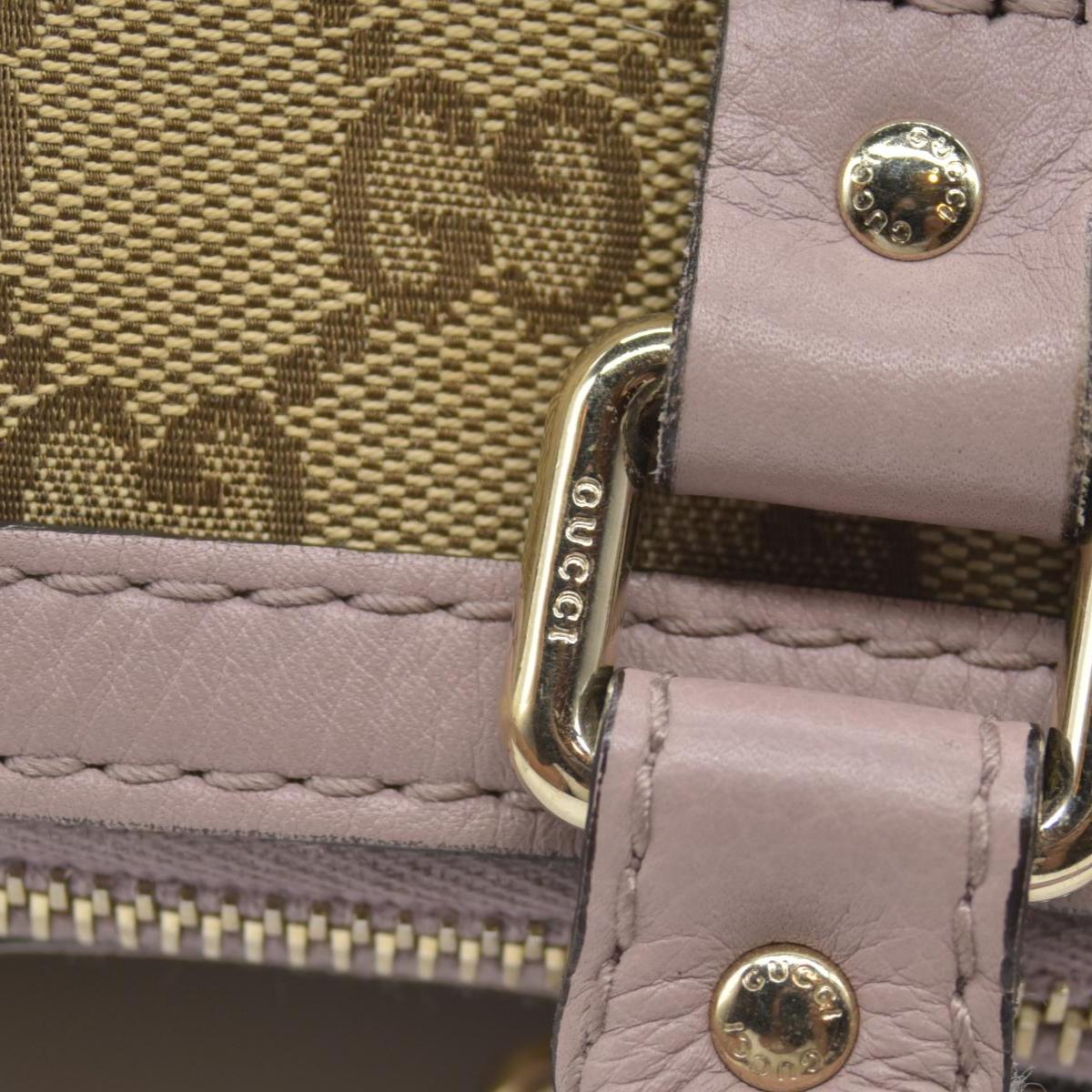 $1350 Gucci Monogram Vintage Web Medium Boston