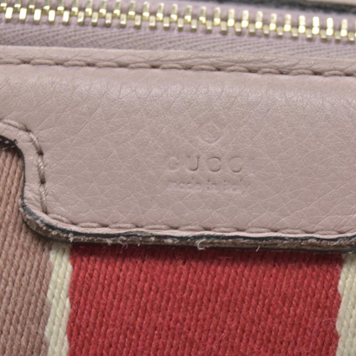 $1350 Gucci Monogram Vintage Web Medium Boston
