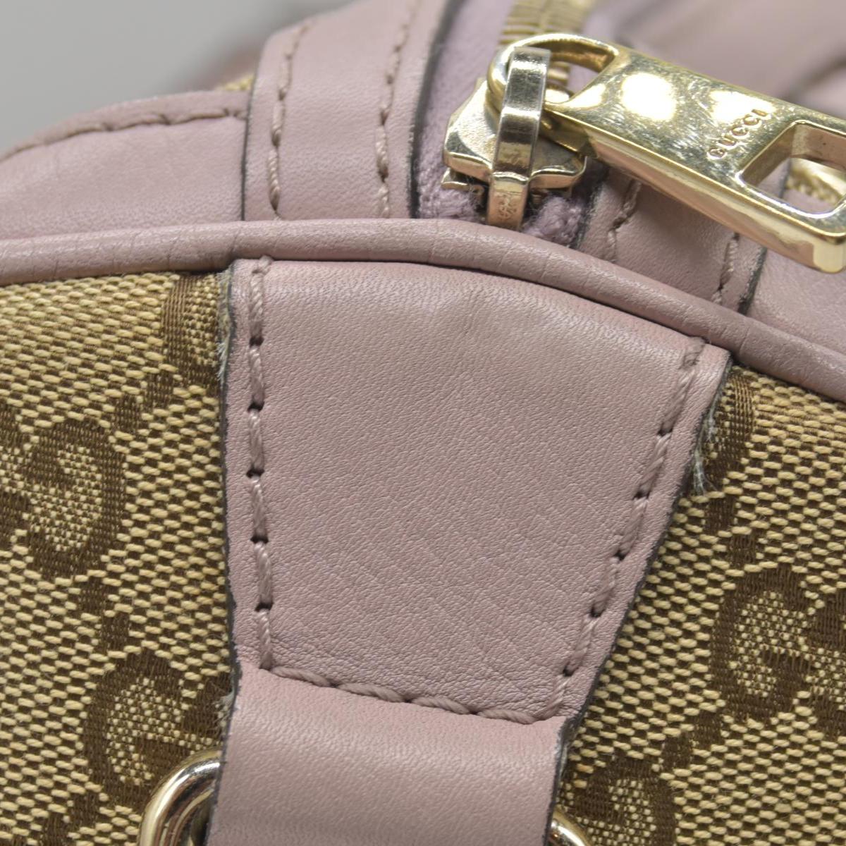 $1350 Gucci Monogram Vintage Web Medium Boston