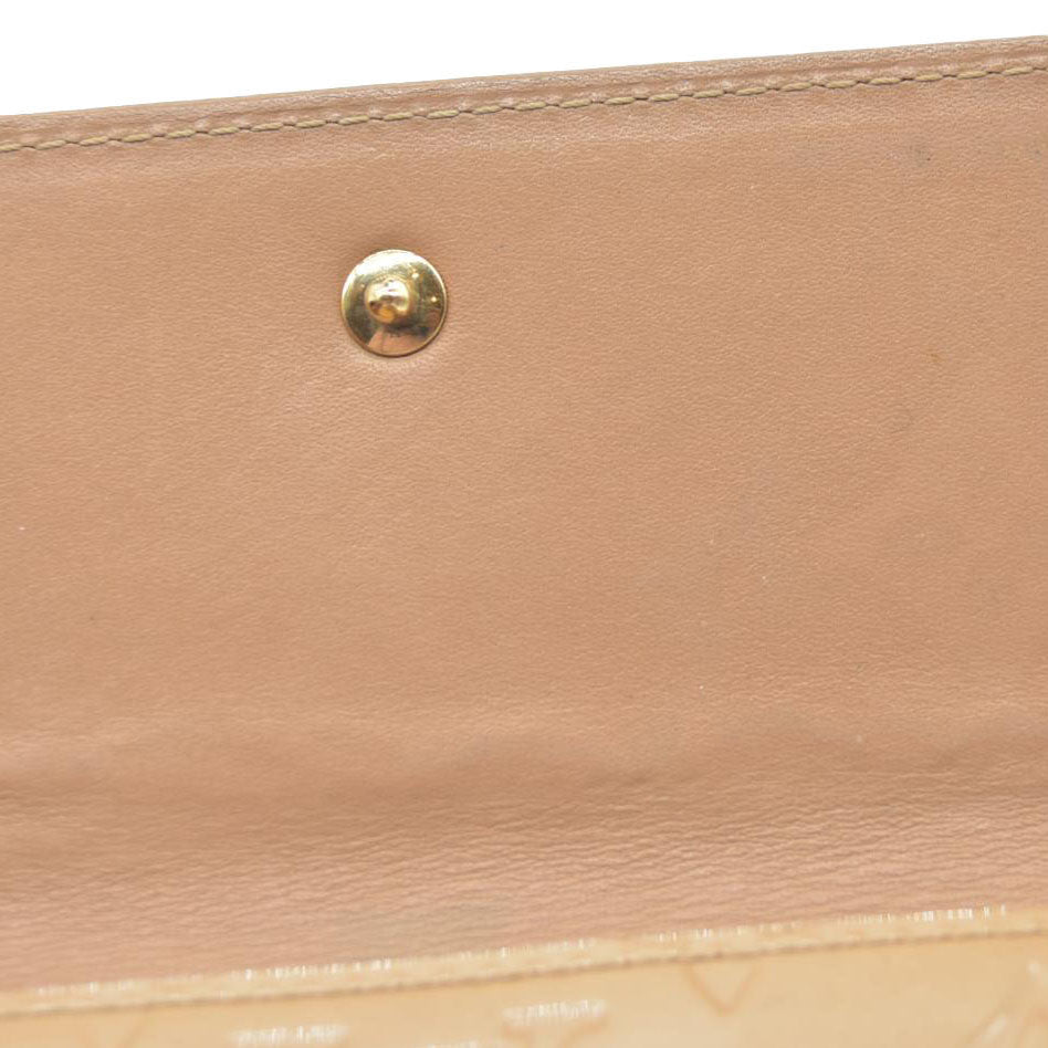 Louis Vuitton Monogram Vernis Porte Mannaie Billets Cartes Credit Wallet TH1016