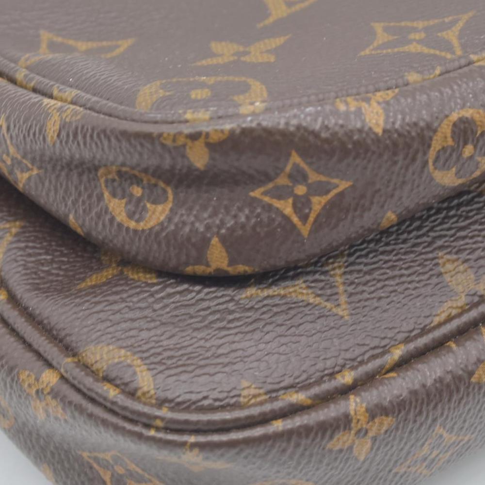 $2840 LOUIS VUITTON  Monogram Multi Pochette Accessories Kaki SD2260