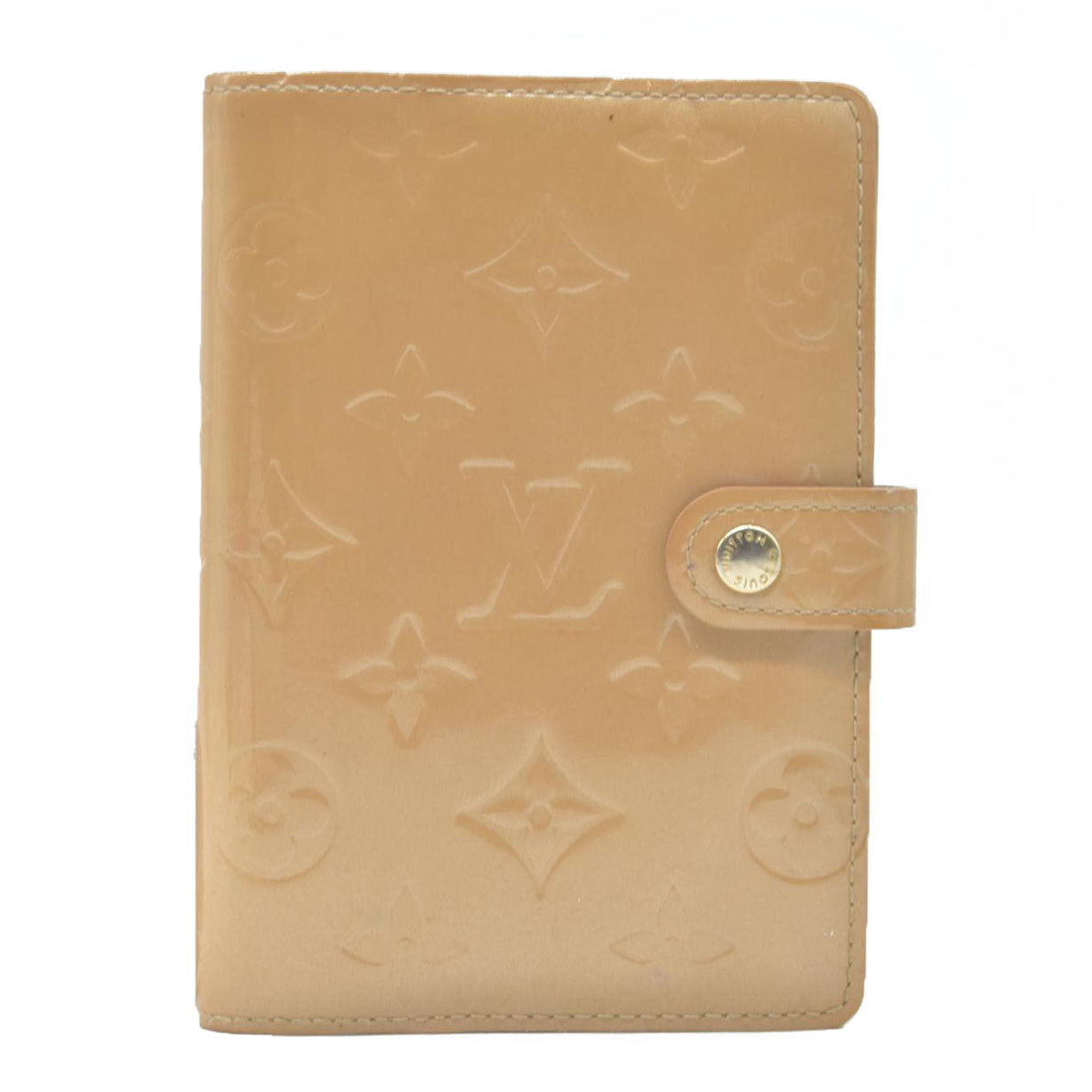 $465  Louis Vuitton Monogram Vernis Agenda PM Notebook Cover CA1005