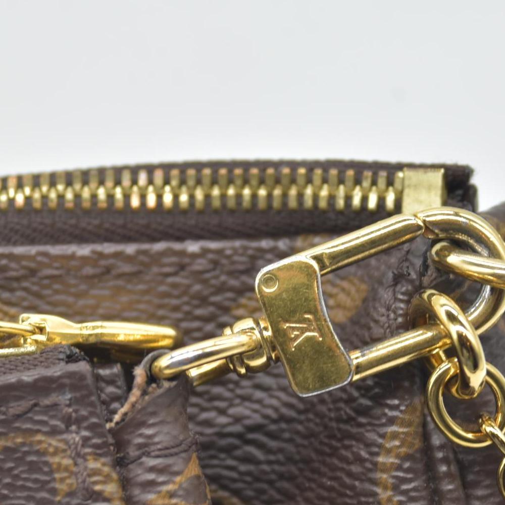 $2840 LOUIS VUITTON  Monogram Multi Pochette Accessories Kaki SD2260