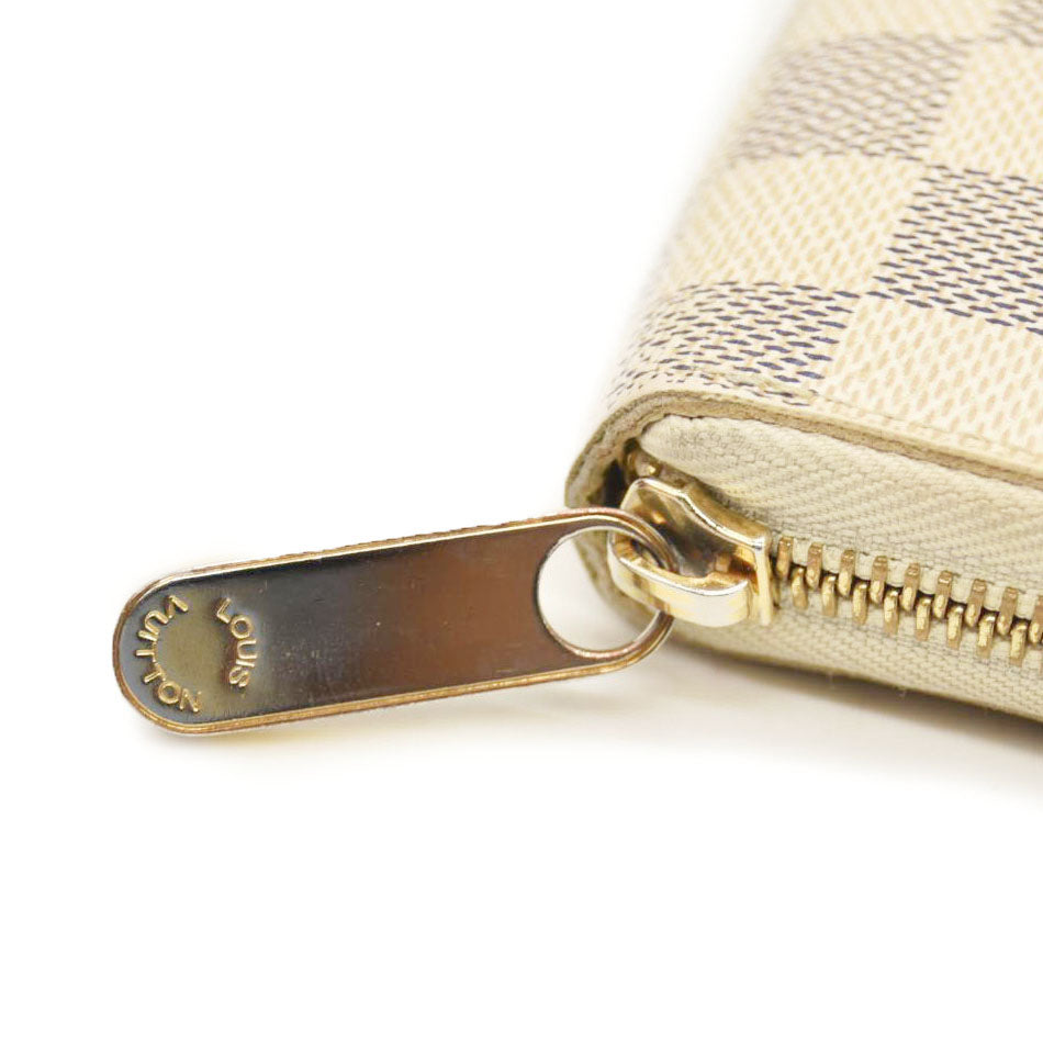 LOUIS VUITTON Damier Azur Zippy Wallet  CA0089