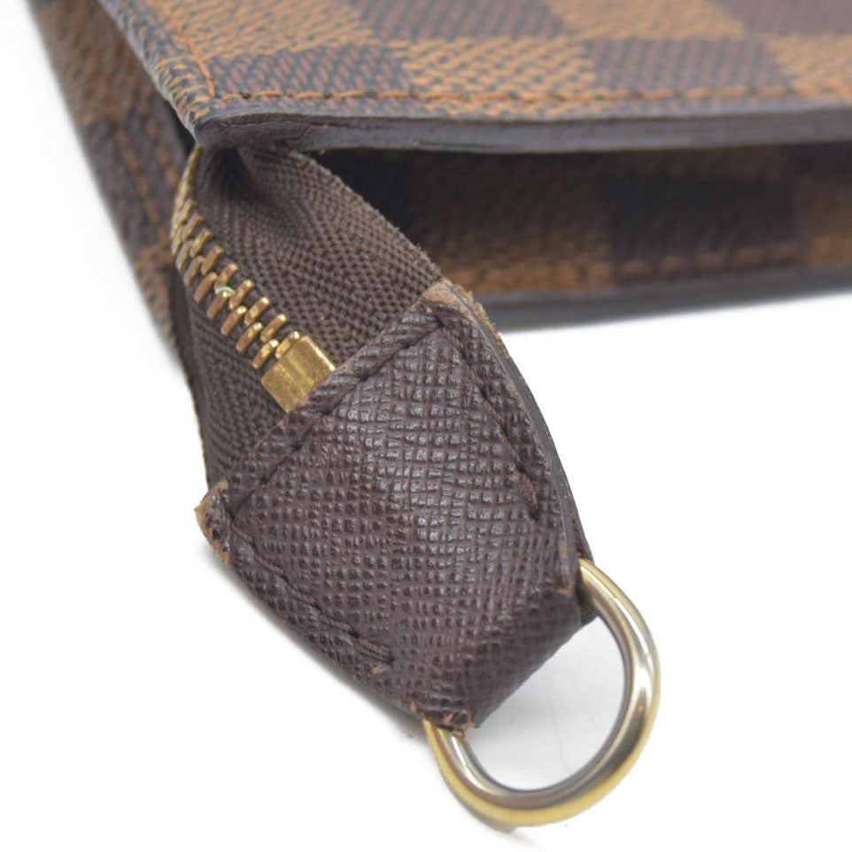 AUCTION $1290 Louis Vuitton Damier Ebene Accessories Pouch for Marais Toiletry Bag