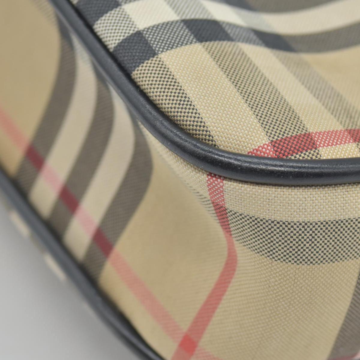 $960 Burberry Beige Vintage Check Fabric Paddy Crossbody Bag